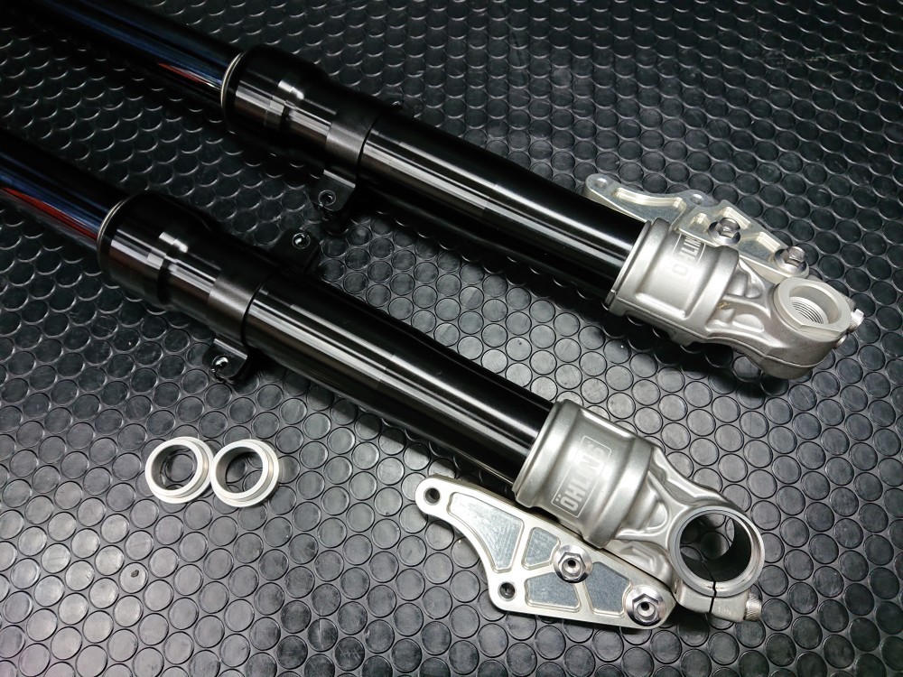 【1円～】ZRX1200ダエグ取外 正規OHLINS(オーリンズ) 現行FG625 正立フロントフォーク RMU ブラック43パイ《+サポート選択可》検GPZ900R_画像6