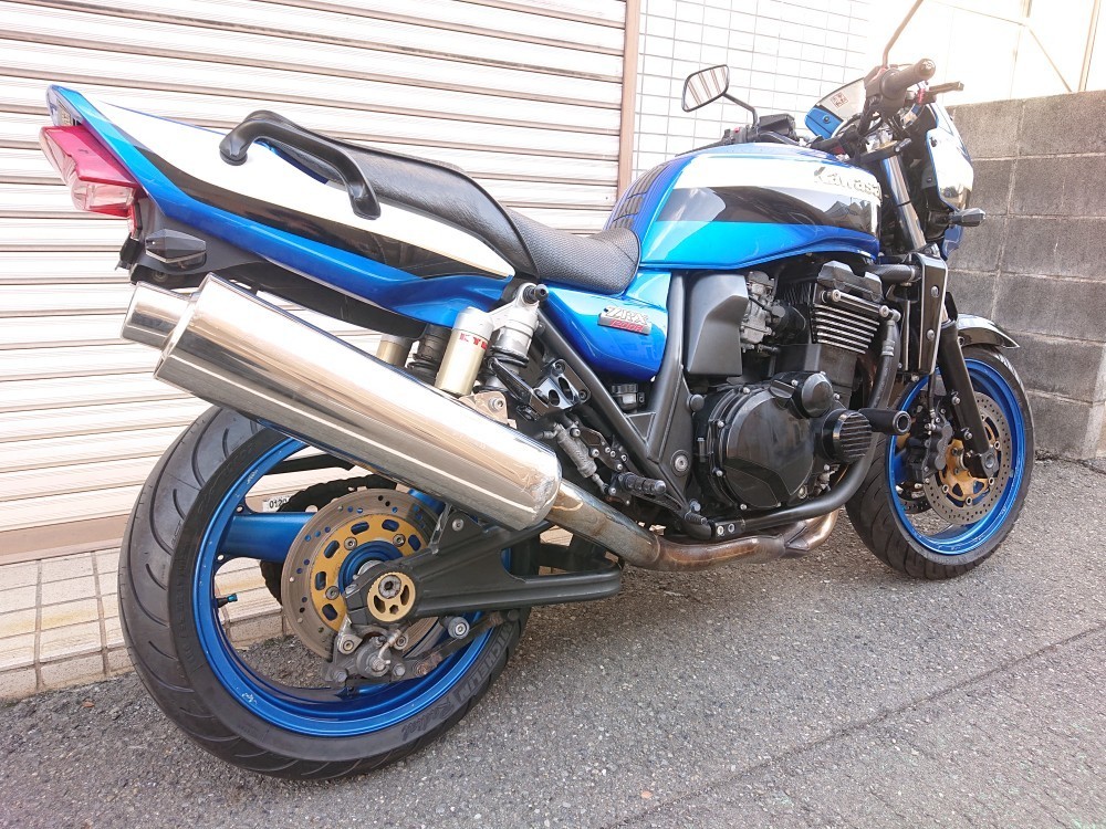 《動画有》ZRX1200R ZRT20A【(一先ず)予備検取得済】走る/曲がる/止まる基本三要素保持 ※要メンテ必要箇所多い※《現状ベース車》在庫処分_画像7