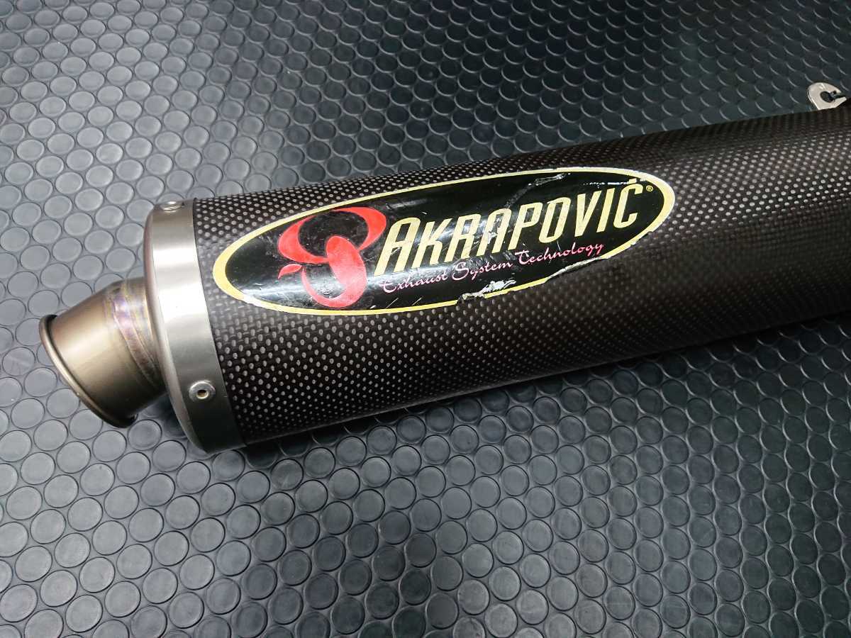 【ZRX1200R/S(ZRT20A)専用】AKRAPOVIC(アクラポビッチ) 軽量チタン/カーボン巻きS/Oサイレンサー《ZRX1100は不可》キャブ1200純正EX専用品_画像2