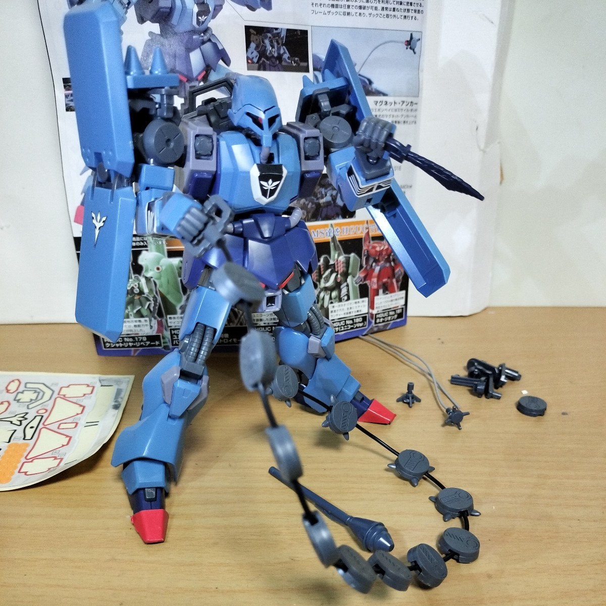 HGUC 1/144 シュツルムガルス 袖付き 素組 完成品 ガンダム UC ゼータ ガンプラ ジャンク ZZ フィギュア クシャトリヤ HG ネオジオン 素組_特殊な武装がカッコいい