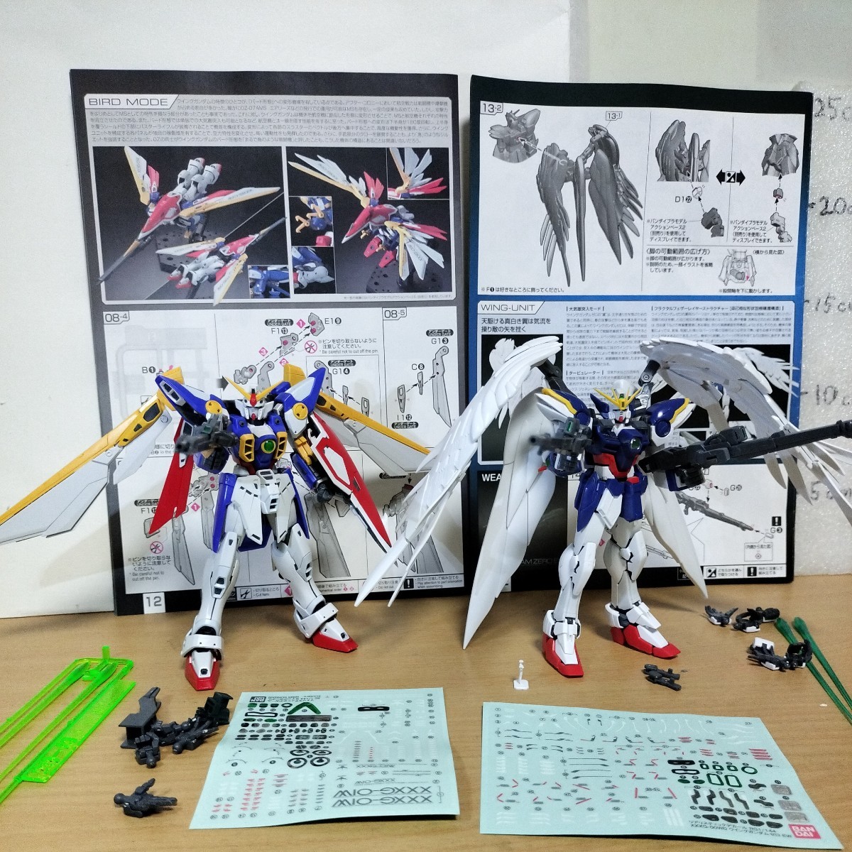 RG 1/144 ウイングガンダム EW版 プロトウイング ゼロカスタム 完成品 素組 フィギュア ジャンク ガンプラ ガンダム Ｗ トールギス HG_画像4