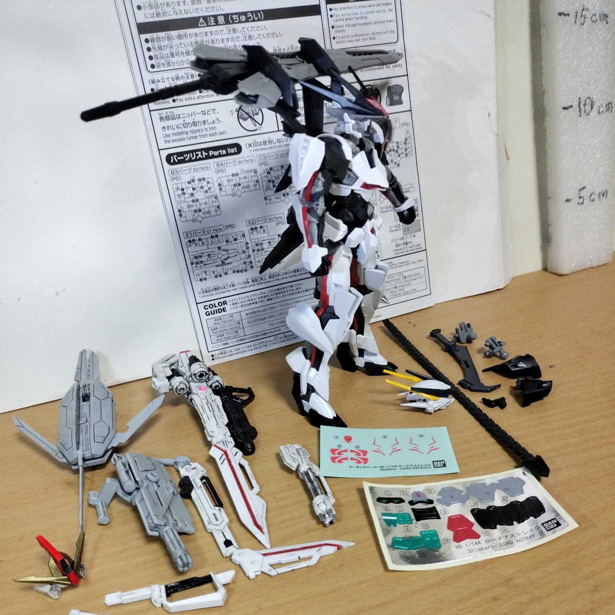 プレバン 限定 HG 1/144 SEED ASTRAY ガンダム ロードアストレイΩ ダブルリメイク エース限定 武装 完成品 フィギュア ガンプラ ジャンク_画像9