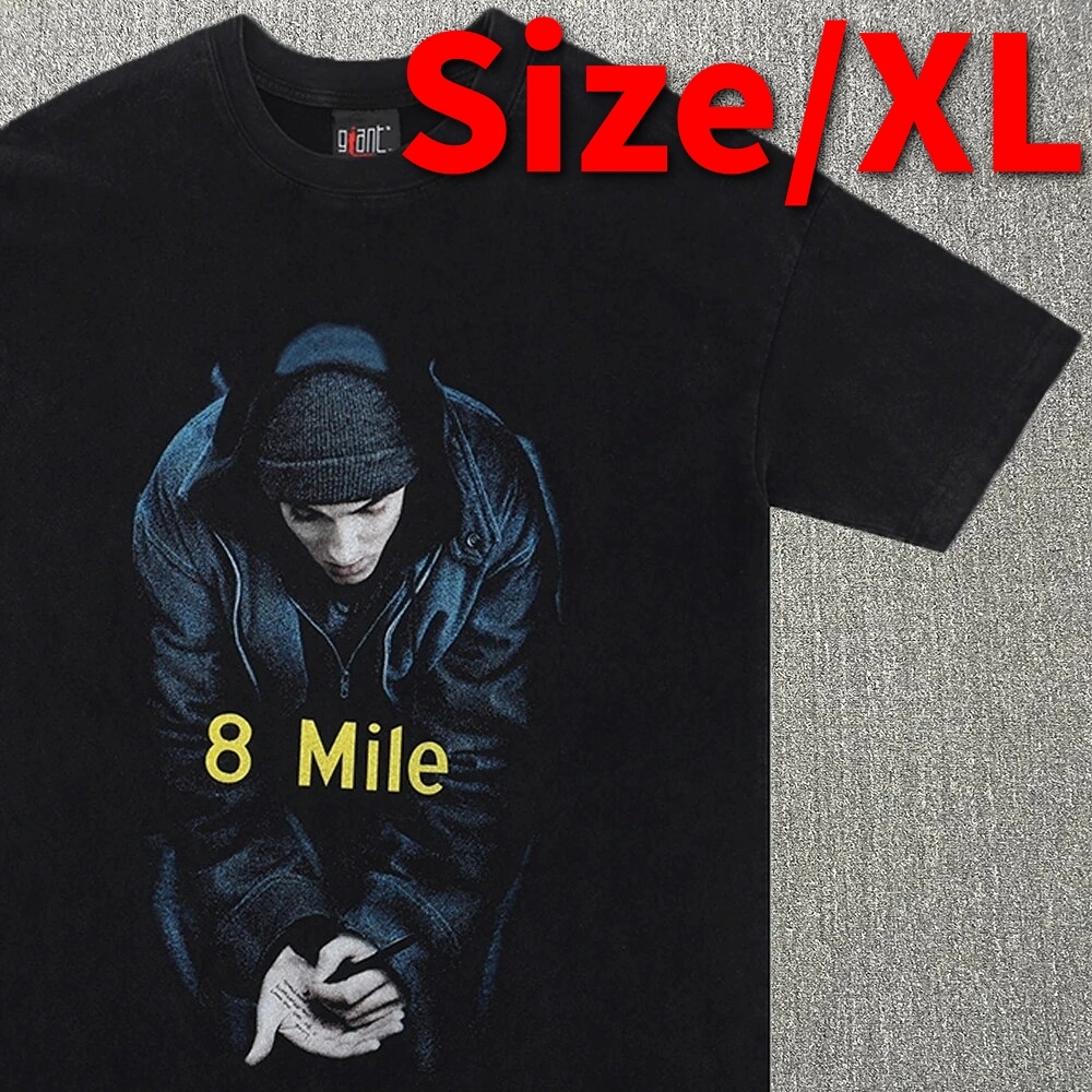 Eminem 8 Mile ヴィンテージ加工Tシャツ エミネム XLサイズ ラップT 