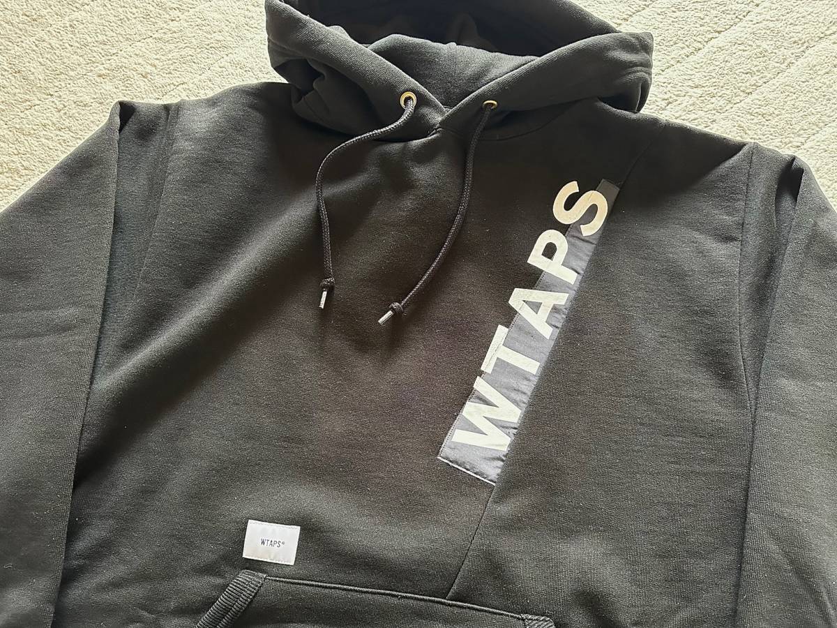 23秋冬　Lサイズ（サイズ03） ブラック　OBJ 03 / HOODY / COTTON. DISARMAMENT　ダブルタップス　WTAPS　232ATDT-CSM30_画像5