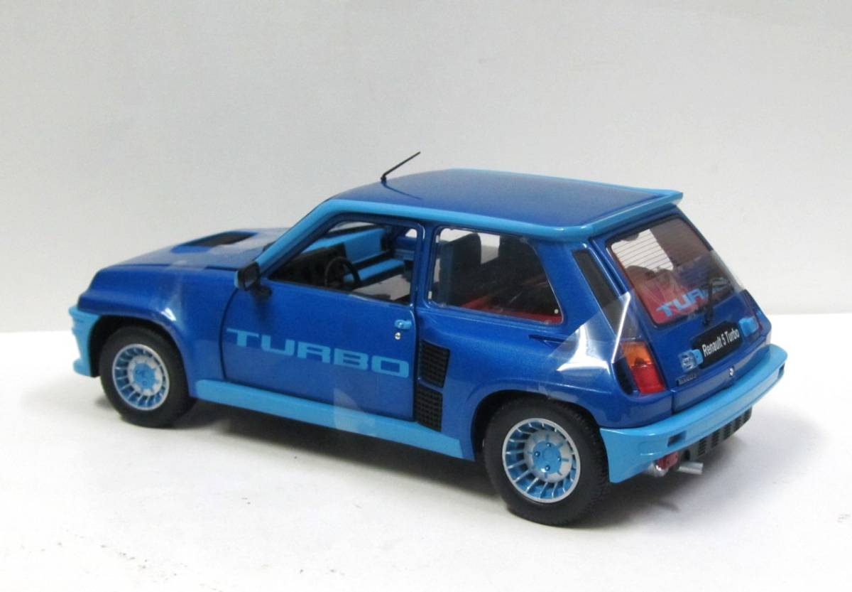 [ Solido ]1/18 Renault R5 turbo 1981 year blue metallic ( commodity N 1801308) die-cast made. minicar parallel imported goods 