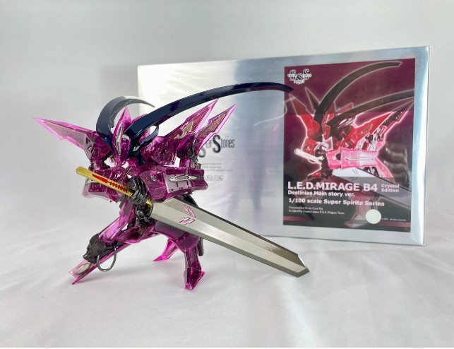 装済 完成品 1/100「 L.E.Dミラージュ B4 デストニアス 本編仕様』 ボークス FSS ファイブスター 正規品 ガレージキットクリア_画像1