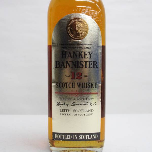 HANKEY BANNISTER（ハンキーバニスター）12年 43％ 750ml G23L060218_画像2