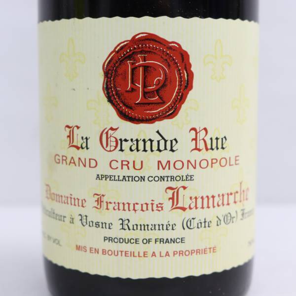 FRANFRANCOIS LAMARCHE（フランソワ ラマルシュ）ラ グランド リュ グランクリュ モノポール 1997 13.6％ 750ml ※液面低下 T23L110019_画像2