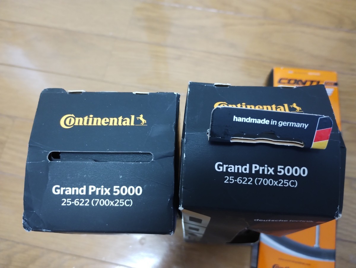 コンチネンタル5000 GP 25c　チューブ付き_画像2