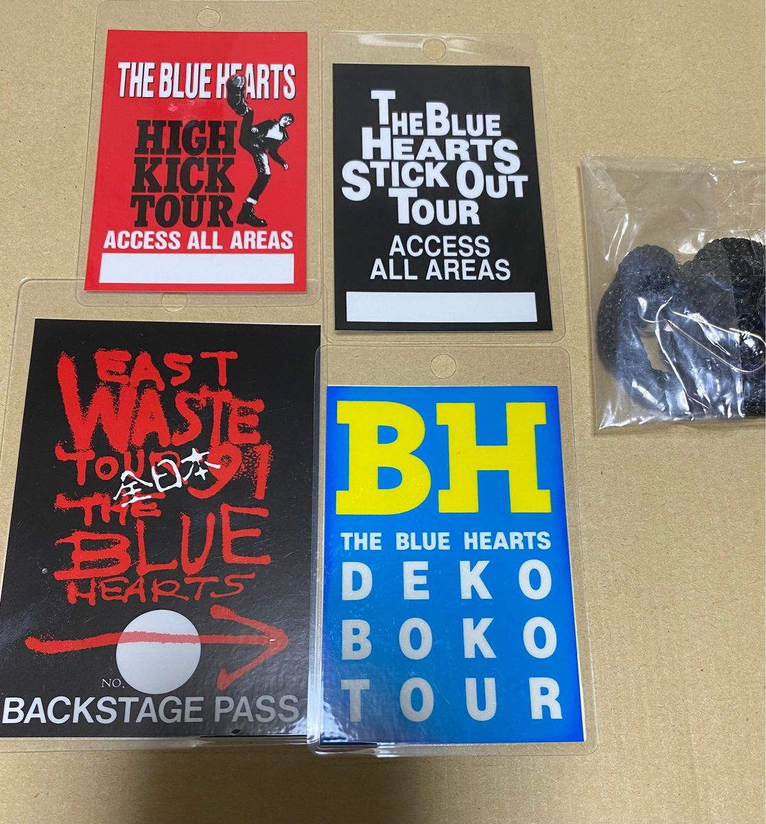 THE BLUE HEARTS 「LIVE ALL SOLD OUT」封入特典 アクセサリー