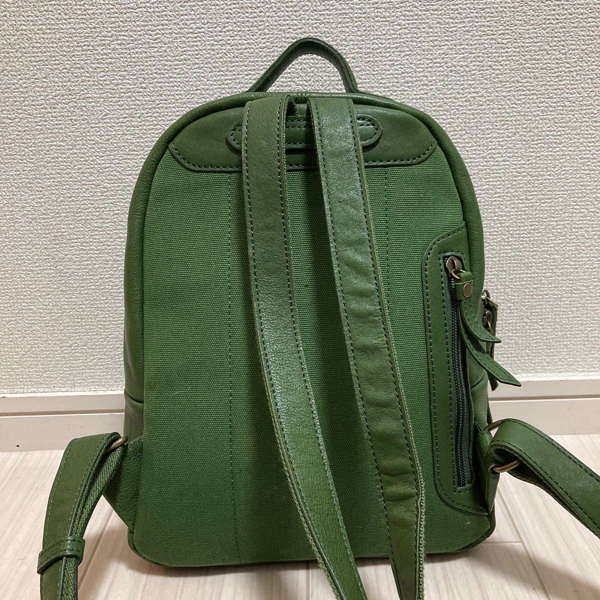  прекрасный товар dakota dakota женский мужской рюкзак рюкзак сумка зеленый зеленый натуральная кожа телячья кожа кожа простой большая вместимость Logo бренд 