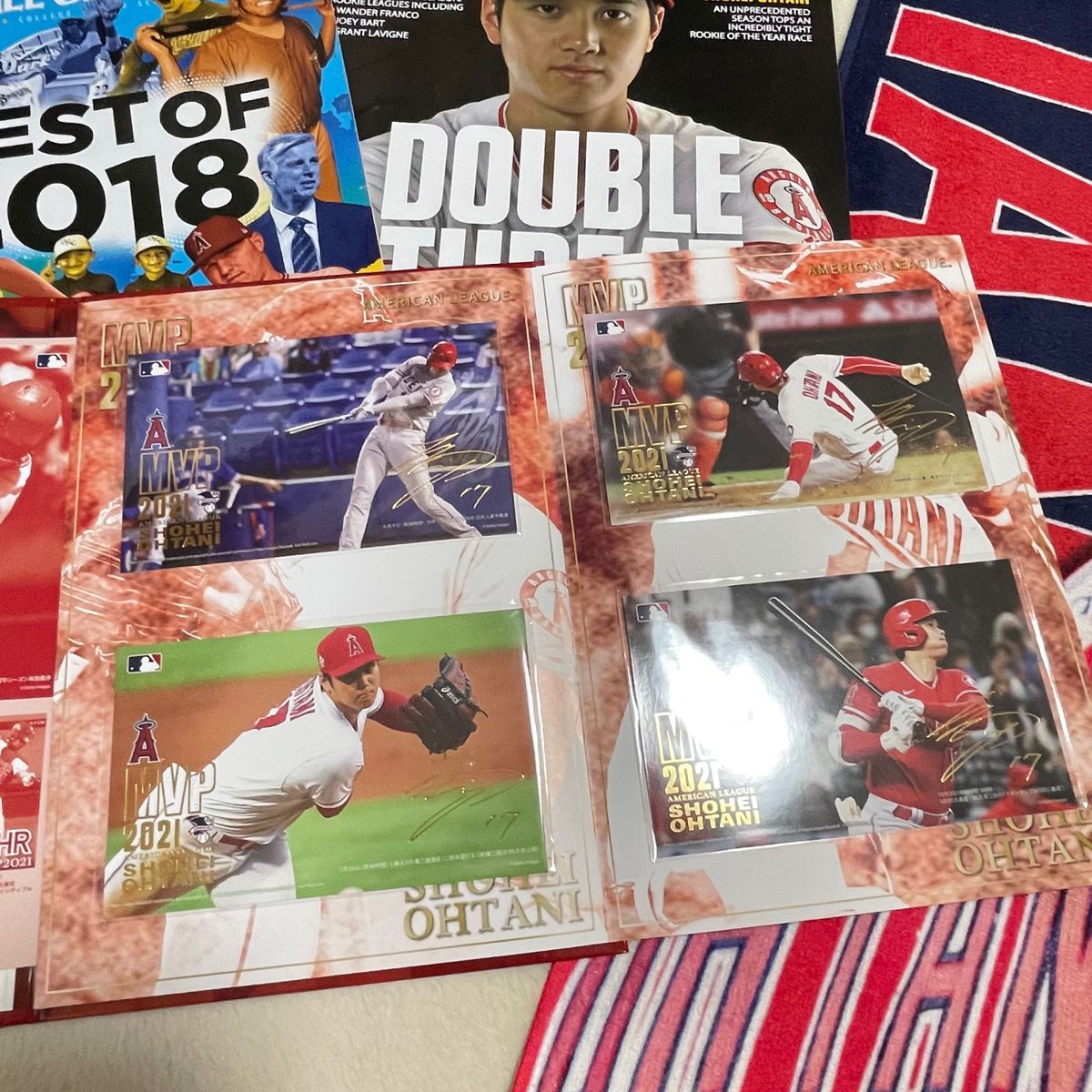 希少 大谷翔平 ビーチタオル エンゼルス 2021年 MVP記念プレミアムセット