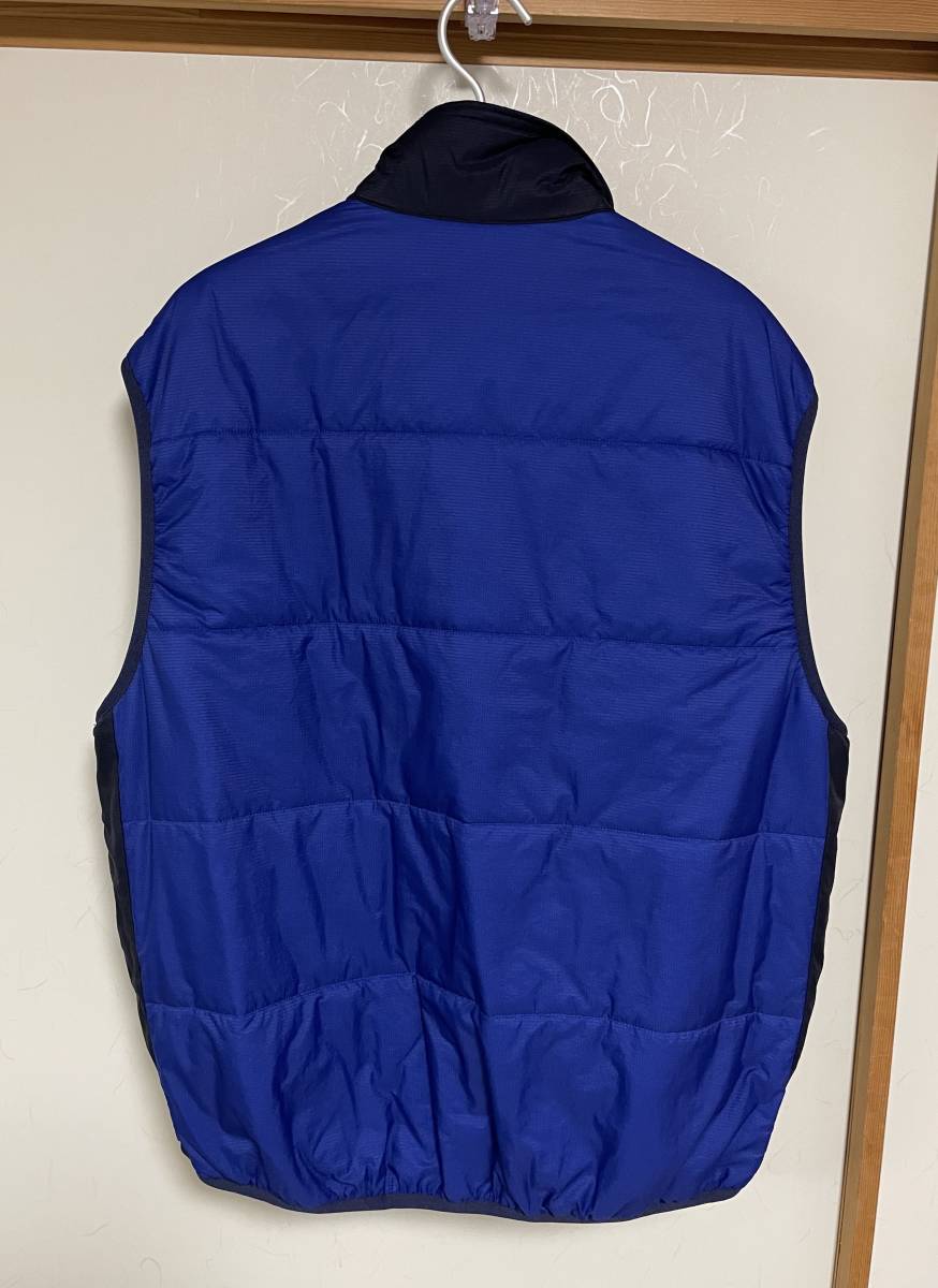 DAIWA PIER39 Tech Reversible Pullover Puff Vest サイズS ダークネイビー 中古 美品 ダイワピア_画像9