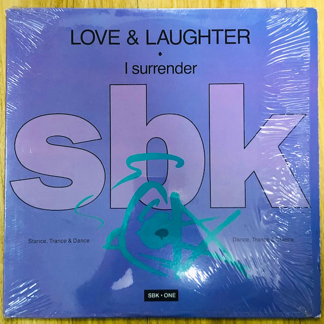 Love & Laughter / I Surrender 12" / 1990年リリース US盤_画像1