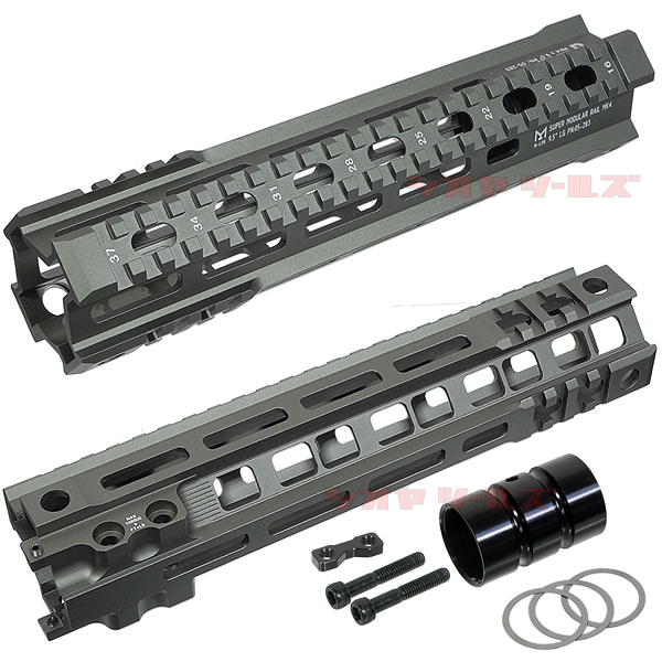 ◆マルイ&インチネジ 対応◆ M4用 Geissele SMR MK4タイプ 9.5inch ハンドガード OD ( ガイズリー HANDGUARD FBI HRT SWAT_画像7