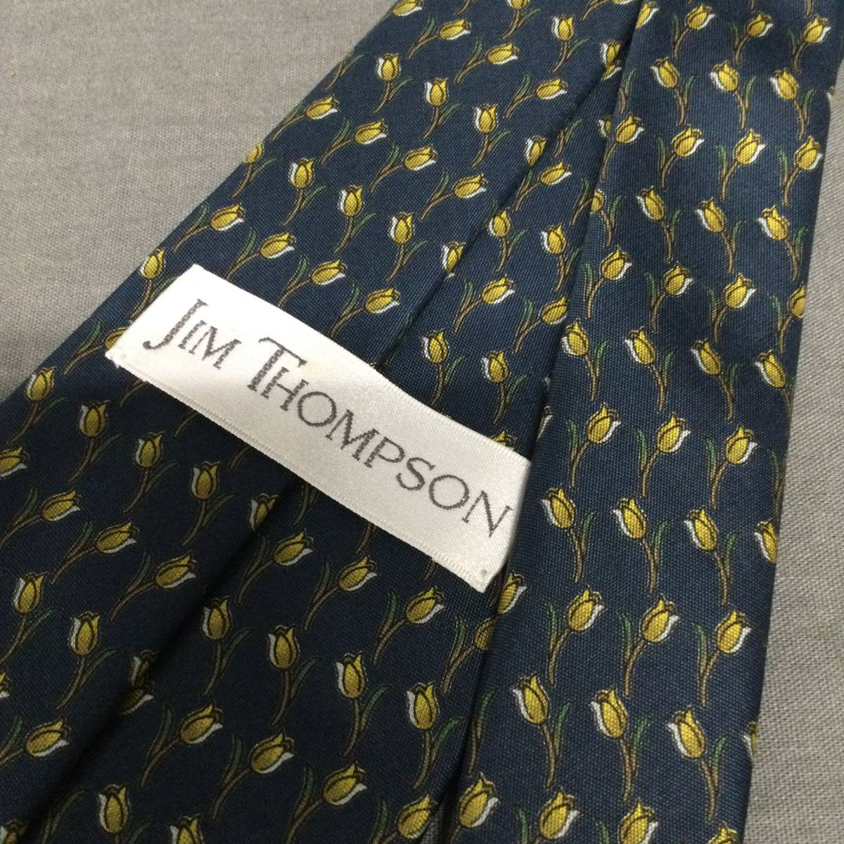 051207　251965-20　JIM THOMPSON　ジムトンプソン　ネクタイ　花柄ネイビー系カラー　メンズファッション小物　紳士服飾
