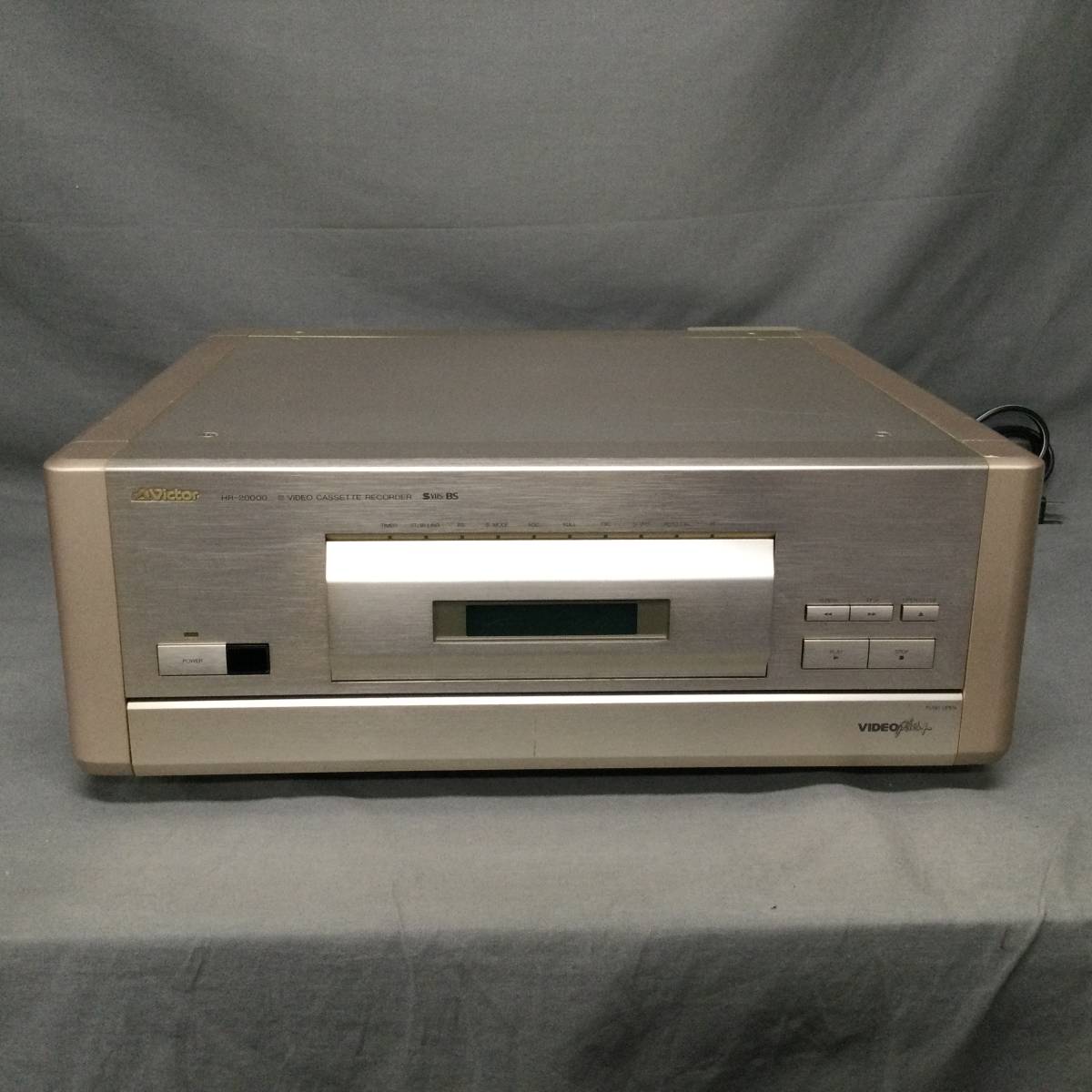 051219 253309 Victor ビクター VIDEO CASSETTE RECORDER ビデオ カセット レコーダー ビデオデッキ 映像機器 HR-20000 93年製 通電OK_画像1