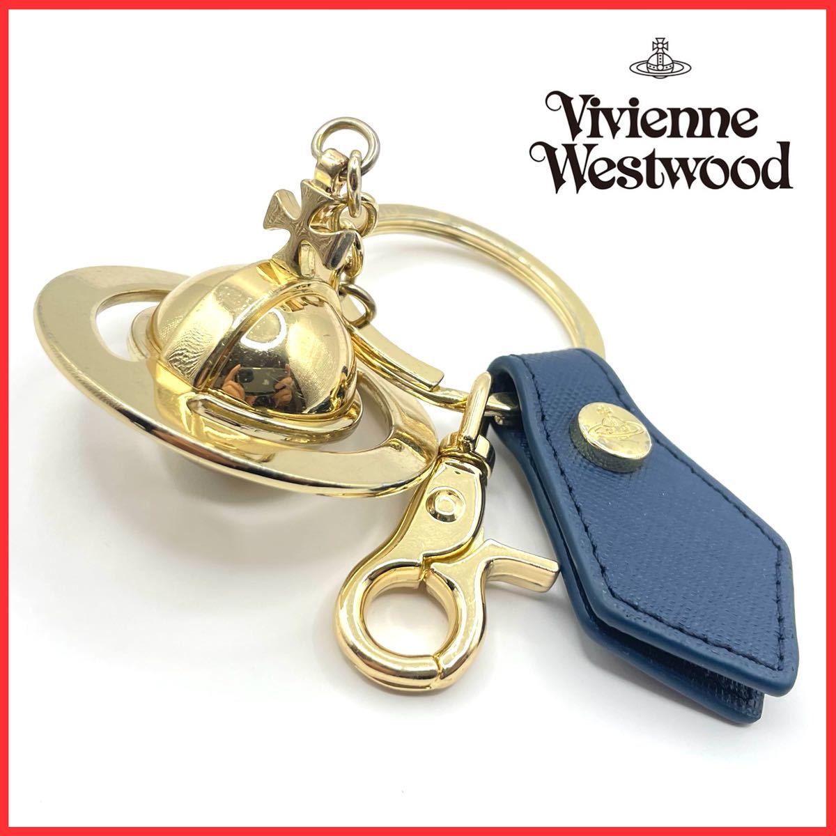 Vivienne Westwood ヴィヴィアンウエストウッド BIG 特大 ラウンド オーブ ガジェット キーホルダー キーリング ストラップ ゴールド 小物_画像1