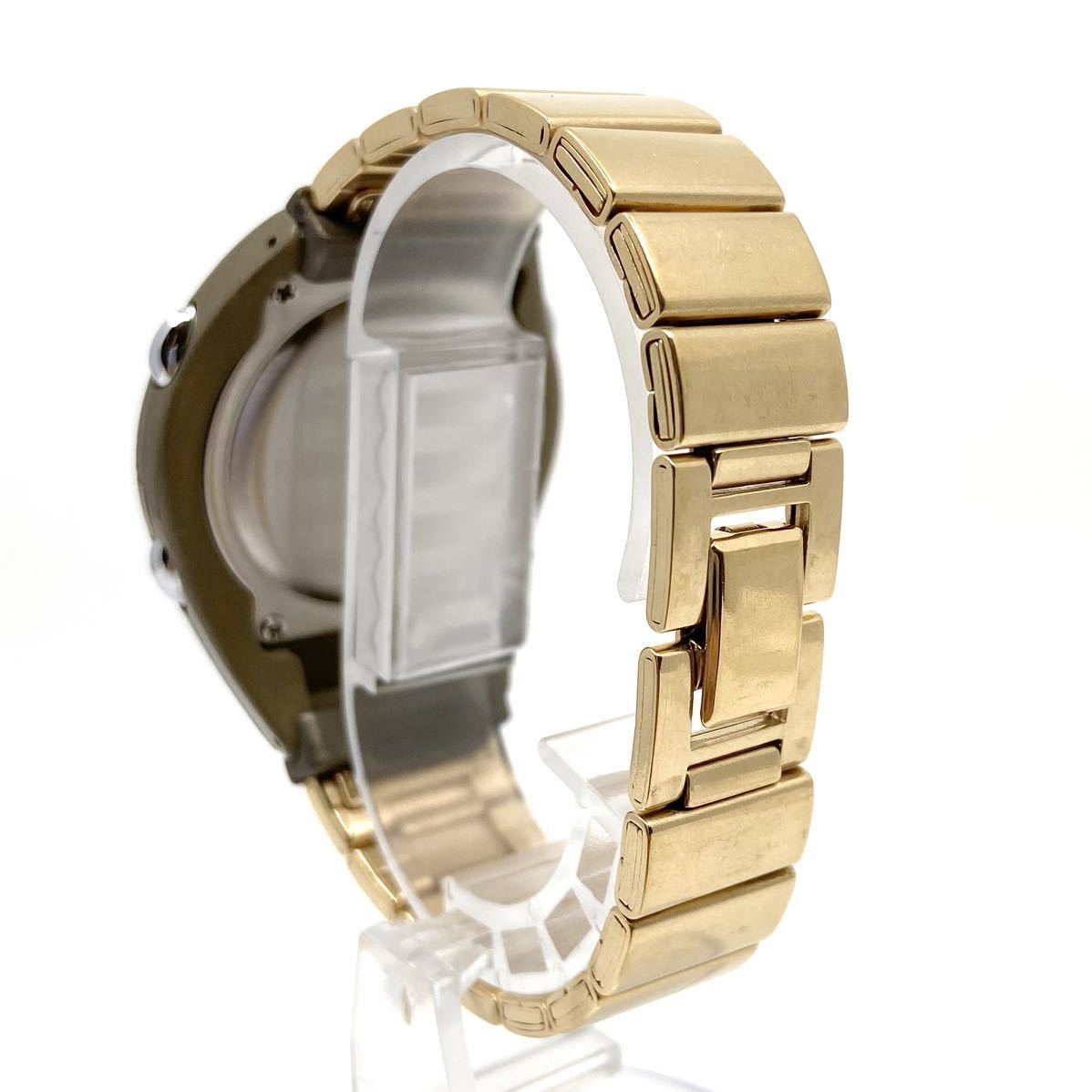 SEIKO ALBA SPOON 腕時計 デジタルウォッチ W626-4010 ゴールド 金 セイコー アルバ スプーン Y255_画像5