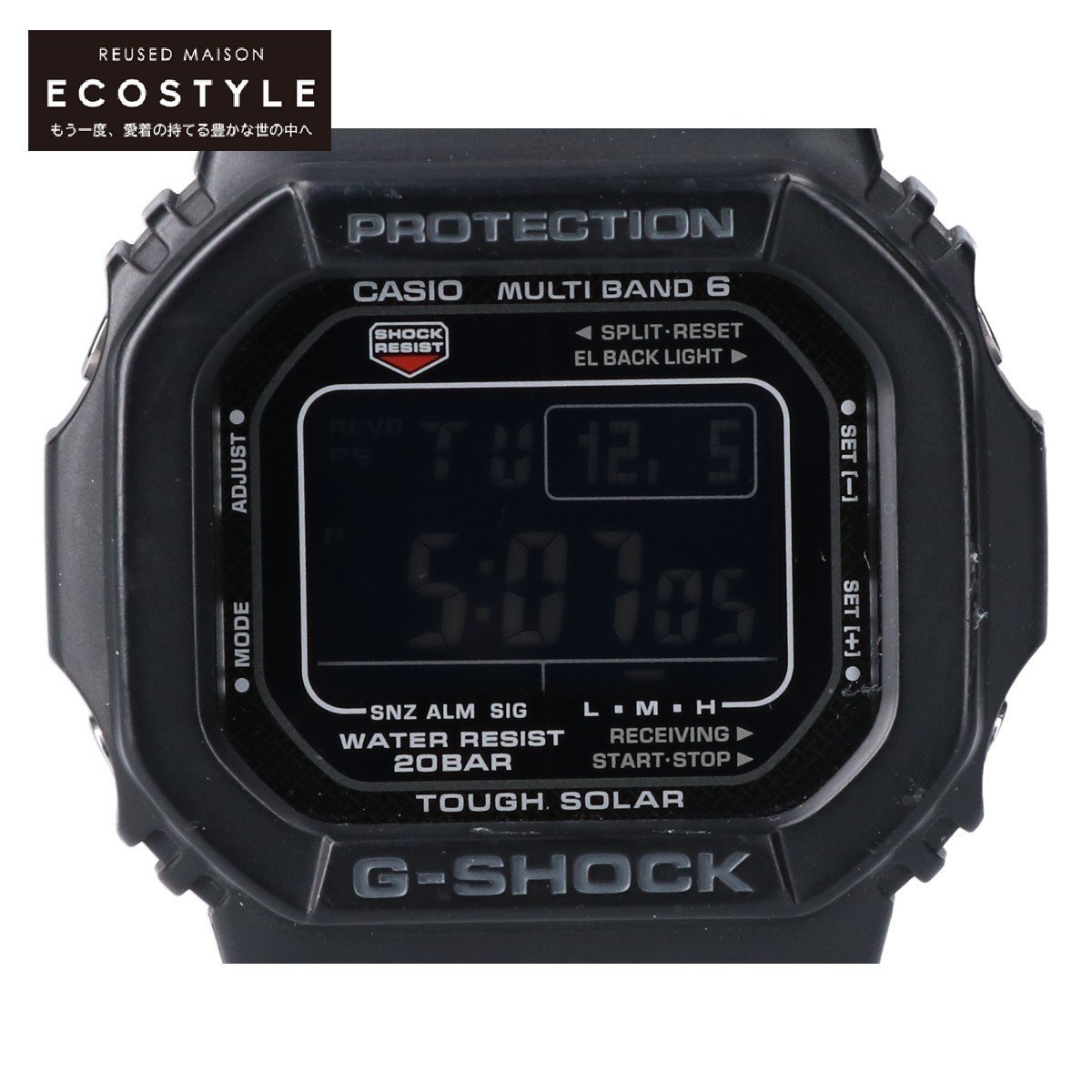 1円 G-SHOCK ジーショック GW-M5610U-1BJF 5600シリーズ タフソーラー 腕時計 ブラック メンズ_画像1