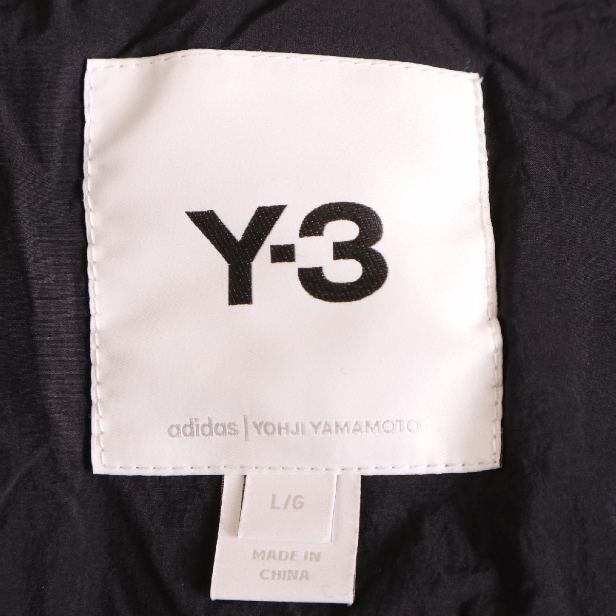 Y-3 ワイスリー HG6097 21年製 PACKABLE WINDBREAKER ナイロンジャケット ブラック L ジャケット ナイロン メンズ 中古の画像8