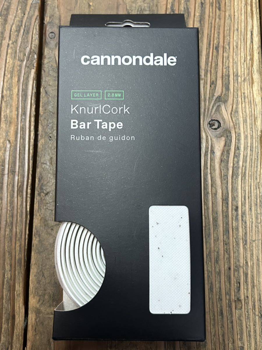 新品 キャノンデール バーテープ ホワイトハンドルテープ エンドキャップ 付き
