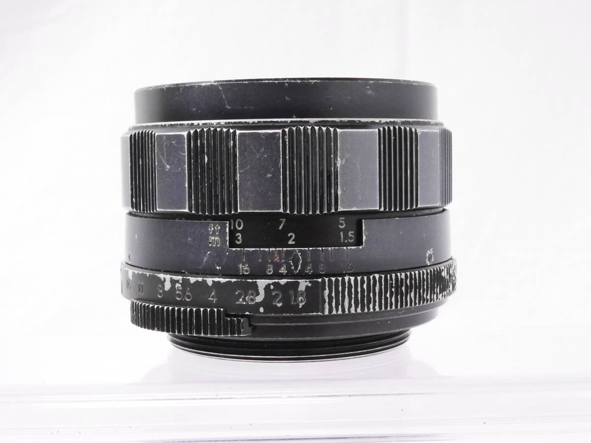 ASAHI PENTAX Super-Takumar 55mm f1.8 + レンズフード　カメラレンズ_画像3