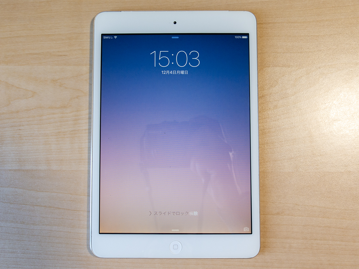 【送料無料】タブレット A1455 Apple iPad mini 第1世代 Wi-Fi+Cellular 16GB 判定○ SoftBank シルバー 本体のみ_画像1