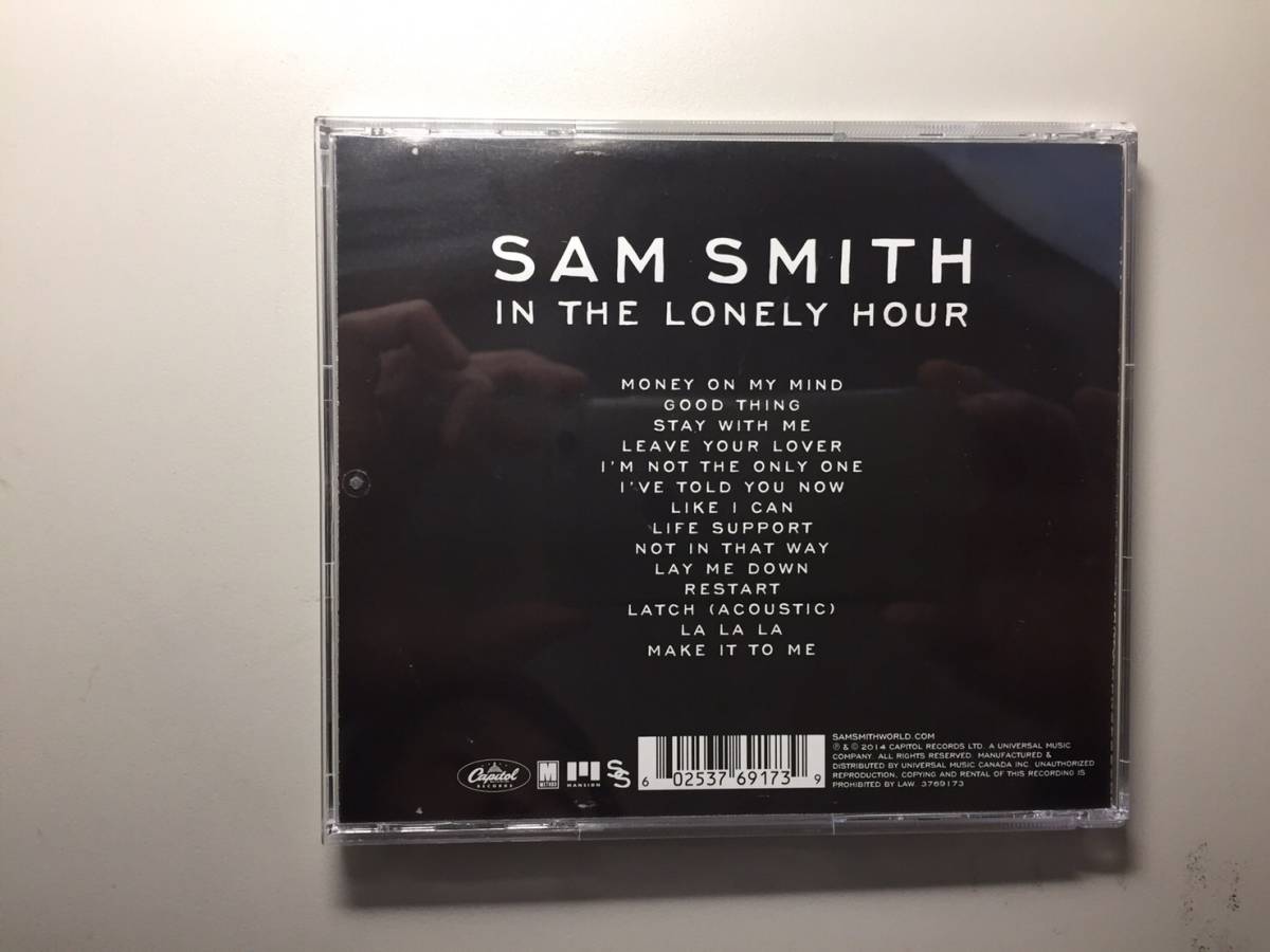 CD　洋楽　Sam Smith　In The Lonely Hour　　レンタル落ち_画像2