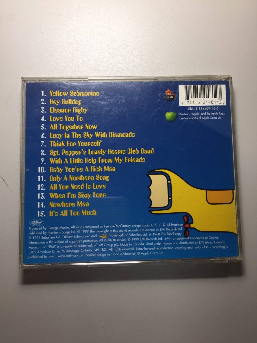 CD　洋楽　The Beatles　Yellow Submarine　SONGTRACK_画像2
