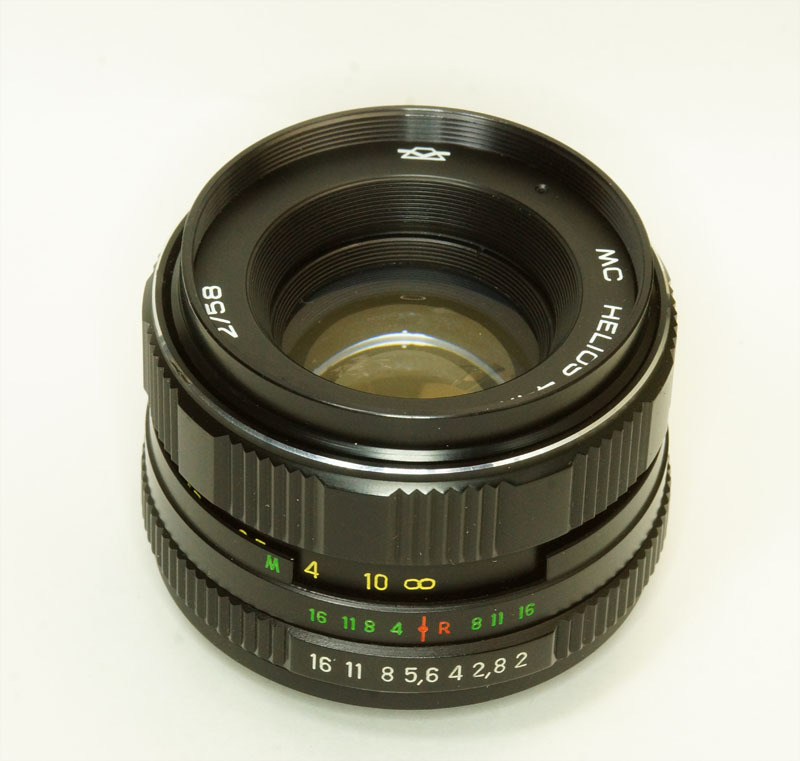 ソ連 KMZ製 ZENIT MC HELIOS-44M-4 2/58 M42 173N-217 1990年 前期型マルチコート ロシア_画像1