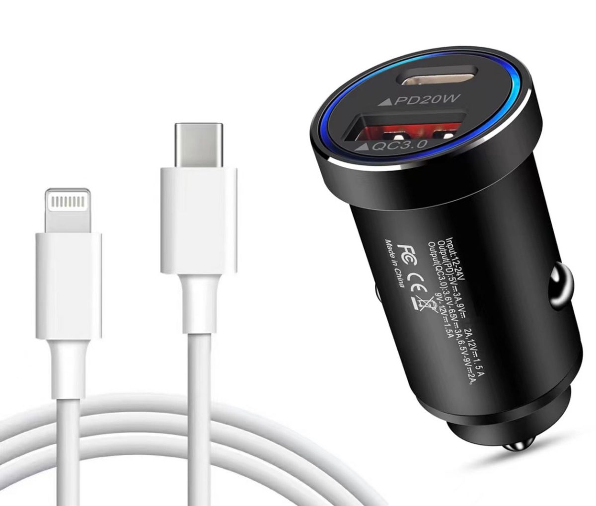 カーチャージャー 2ポート シガーソケット USB-C 車載充電器