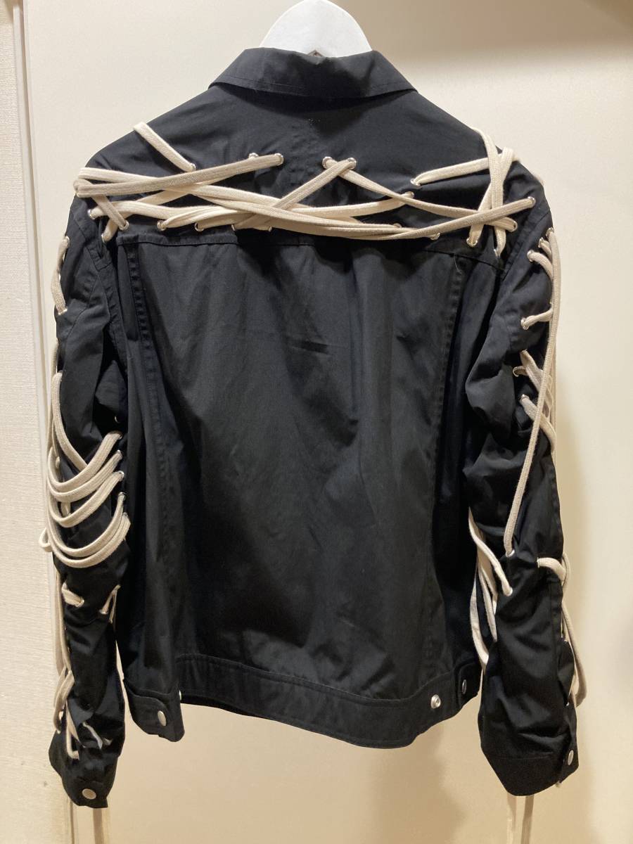 Rick owens(リック オウエンス) megalace jacket 20SSシーズン　ジャケット　ブラック_画像3