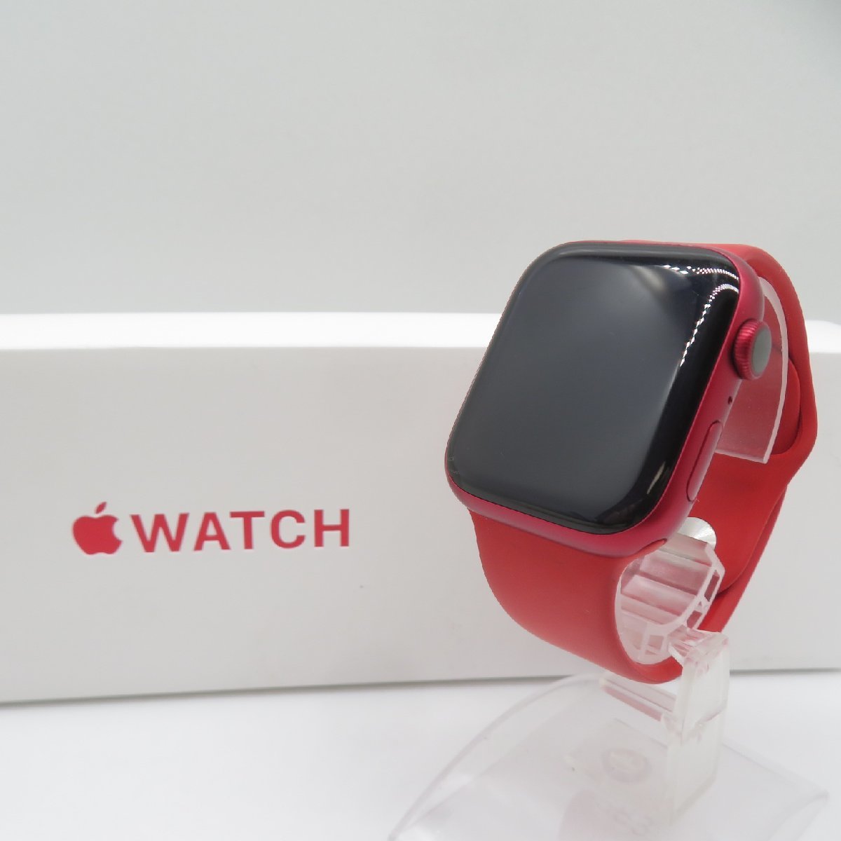 【動作確認済】 Apple Watch アップルウォッチ Series 7 45mm PRODUCT RED プロダクトレッド スマートウォッチ / 60 (SGAW013528D)_画像1