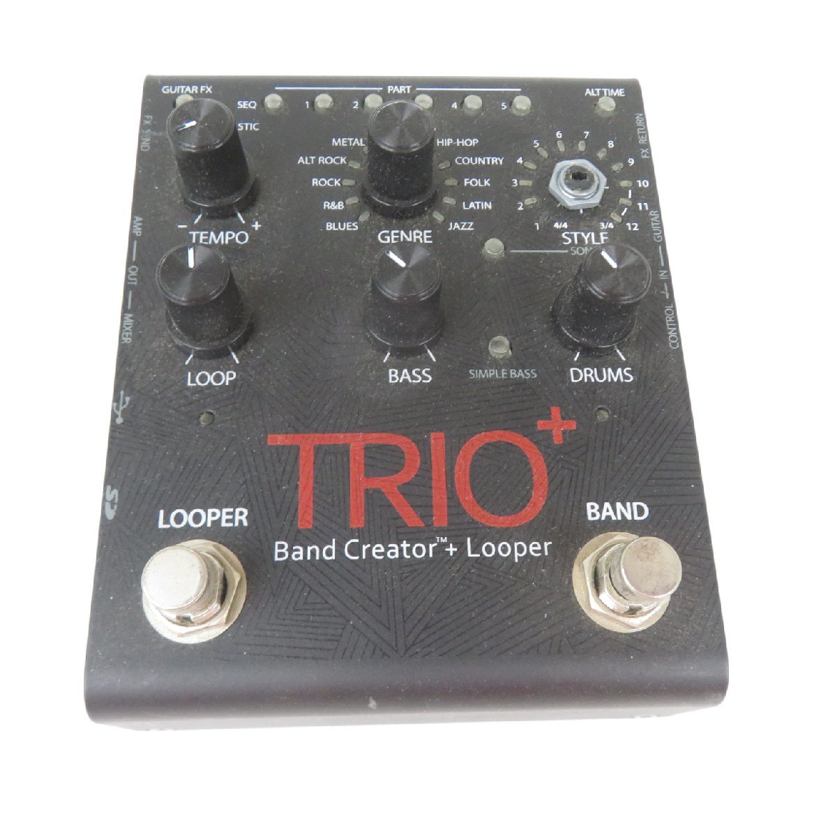 【通電確認のみ】 TRIO TRIOPLUS-V-04 DigiTech Band Creator Looper エフェクター / 60 (SGF013635D)_画像10