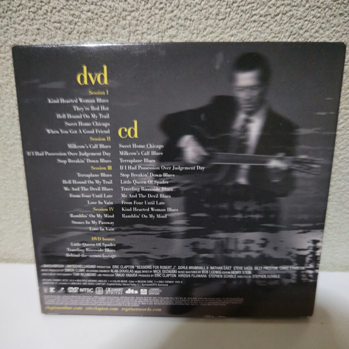 エリック・クラプトン/セッションズ・フォー・ロバート・J 国内盤CD＋DVD 2枚組_画像2