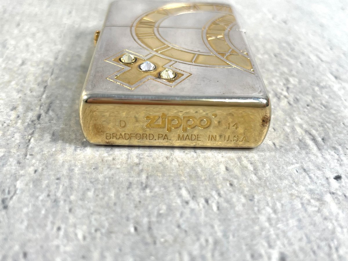 ZIPPO ジッポ ライター アンチェインラブ ペア 片割れ 年代：D 14 2014年 喫煙グッズ_画像5