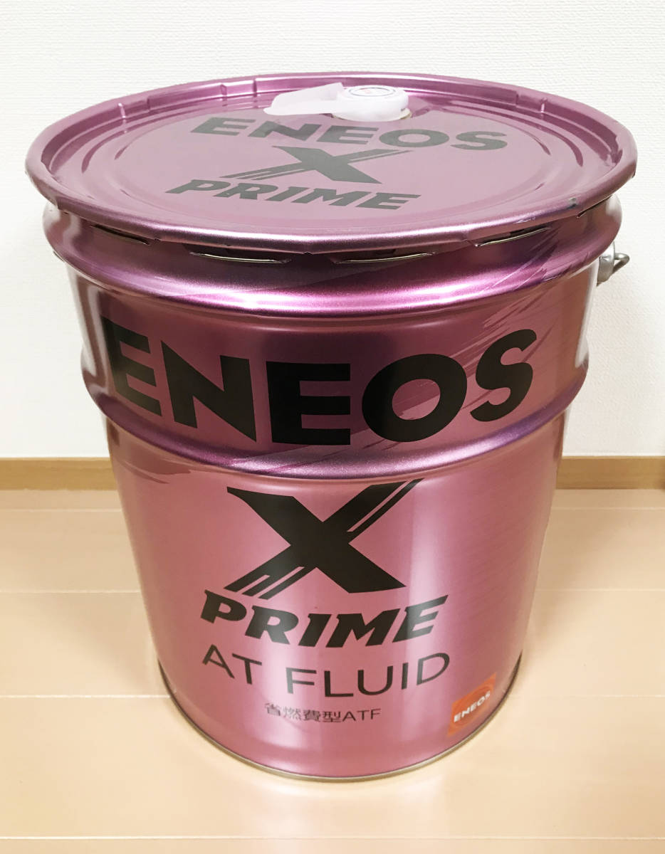 エネオス ATフルード 「ENEOS X PRIME AT FLUID 省燃費型ATF」 化学合成油 20Lペール缶 未開封 日本全国送料無料 沖縄・離島も送料無料_画像1