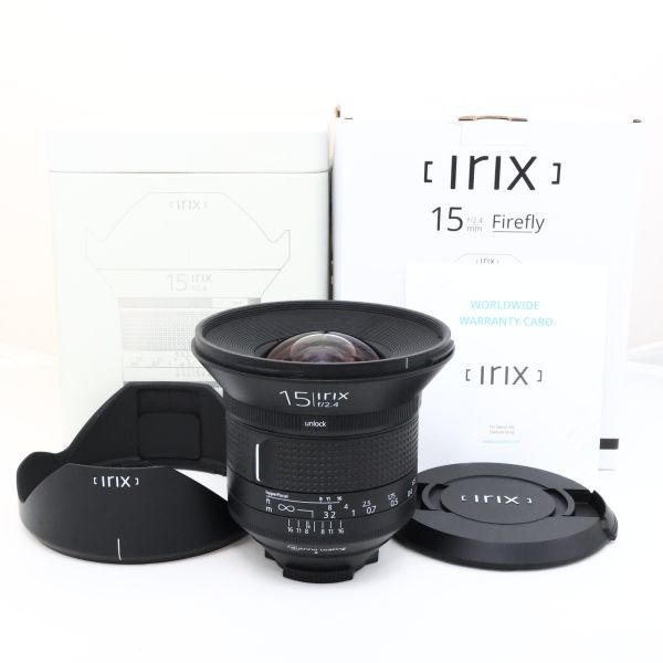 ☆美品・完動☆Irix Firefly 15mm F2.4 ニコン用 Fマウント アイリックス 付属品完備☆送料無料・保証付☆C712の画像1