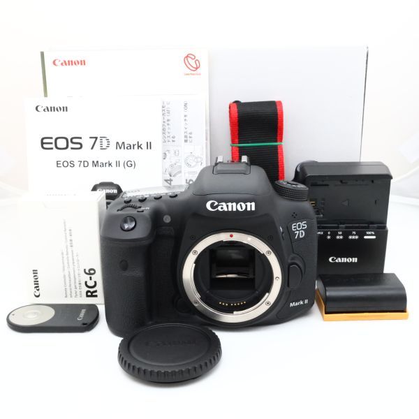 ☆極上美品・完動☆CANON EOS 7D Mark II ボディ キヤノン シャッター数5，122回☆送料無料・保証付☆J260