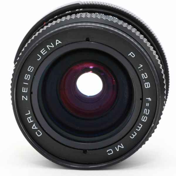 WEB限定セール ☆美品・完動☆Carl Zeiss Jena P 29mm F2.8 MC M42マウント カールツァイス 単焦点レンズ☆送料無料・保証付☆F579