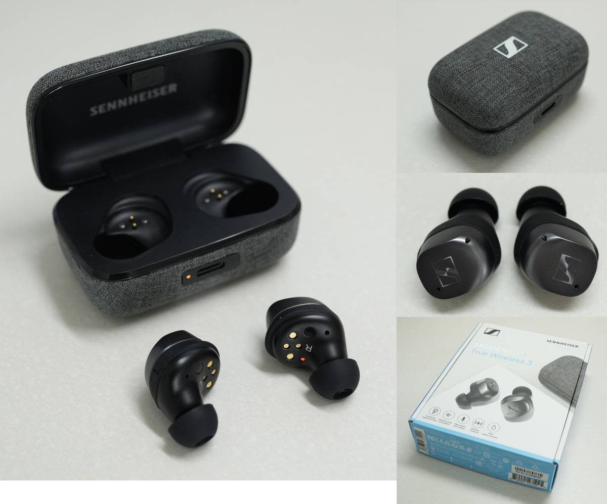 ◆格安即決◆超美品◆ゼンハイザーSENNHEISER_MOMENTUM True Wireless 3_グラファイト◆送料無_画像3