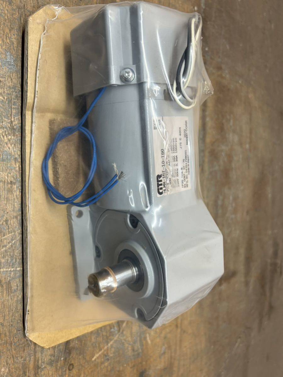 送料0 GTRギヤドモーターHLMN-15T-10-T60 三相200v 60w4p RATIO 送料0 GTRギヤドモーターHLMN-15T-10-T60 三相200v 60w4p RATIO