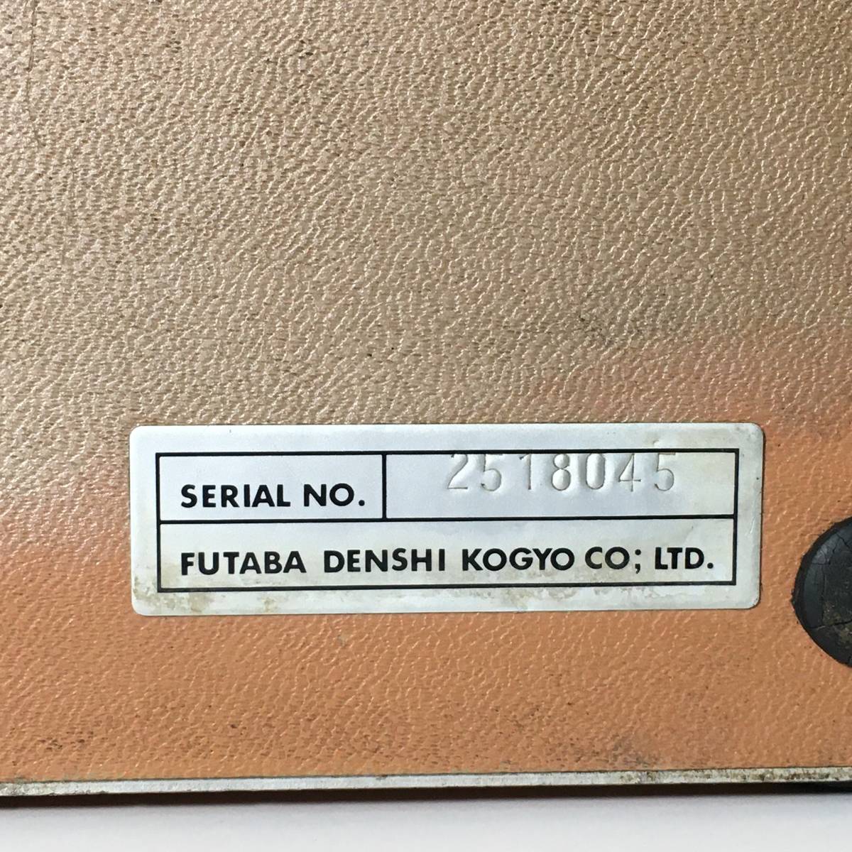 ut13/67 that time thing Futaba FUTABA. leaf Digital Proportional System Propo 27.045MHz radio-controller transmitter * Junk #*