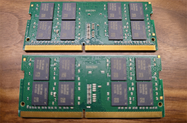 動作品 DDR4-2133 32GB(16GBx2枚) Transcend SO-DIMM ノートパソコン用 PC4-17000_画像2