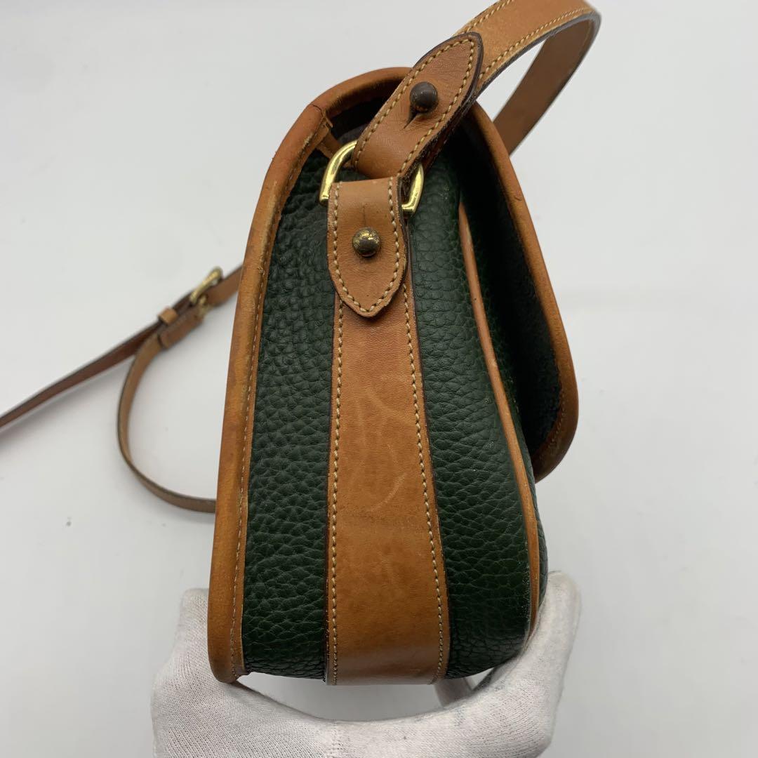 Dooney&Bourke ドゥーニー&バーク ショルダーバッグ レザー 緑 - バッグ