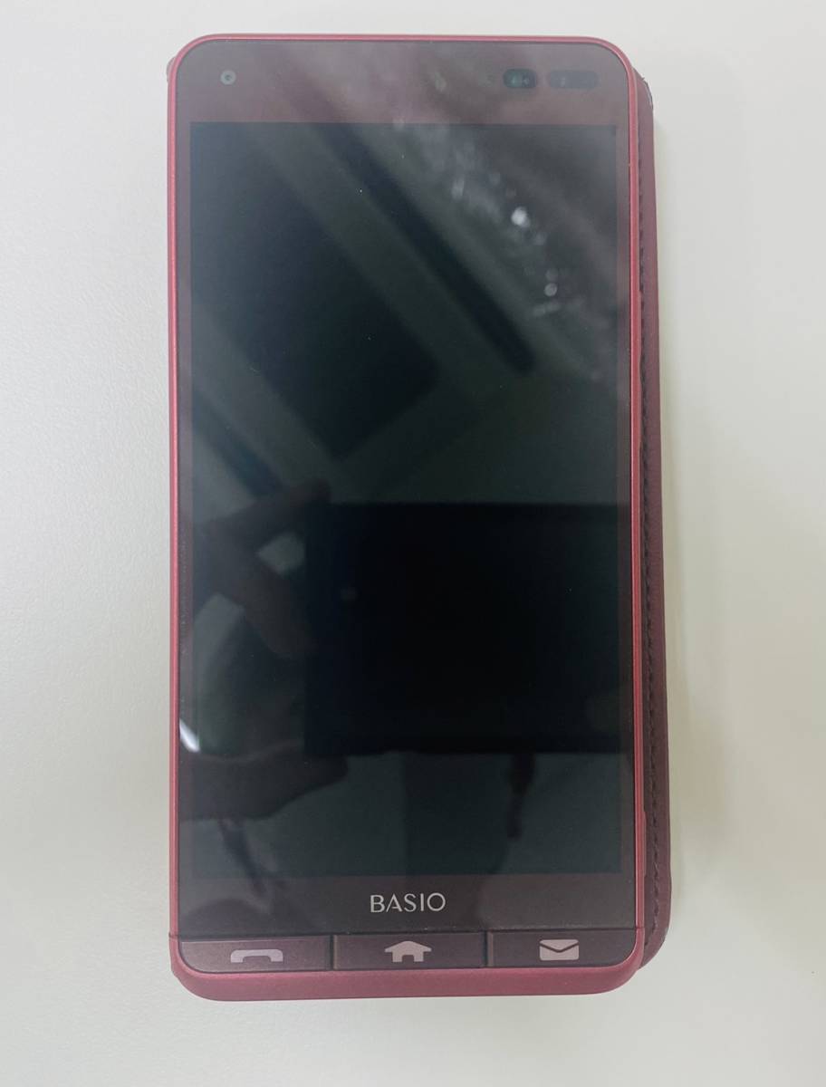 Y au BASIO3 KYV43 スマートフォン スマホ 利用制限〇 初期化済 カバー付き_画像3