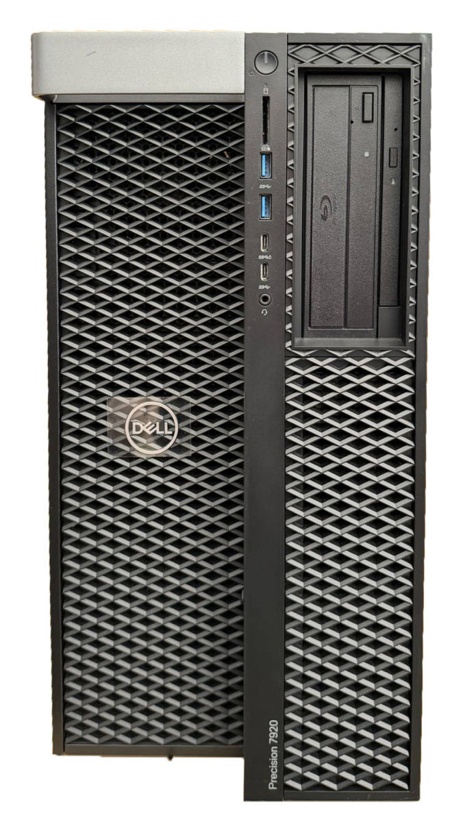 【即配OK】DELL Precision 7920 Tower/Xeon Gold 6154 (2基)/メモリー96GB/M.2 NVME 1TB+SSD2.5 960GB+3.5 4TB/Quadro RTX6000の画像1