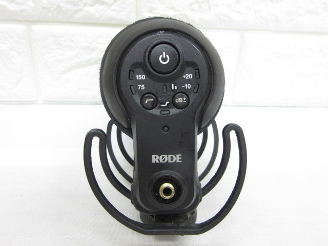 12D184SZ◎RODE ロード VideoMic Pro+ ビデオマイク ビデオカメラ用コンデンサーマイク 通電確認済み◎中古_画像3