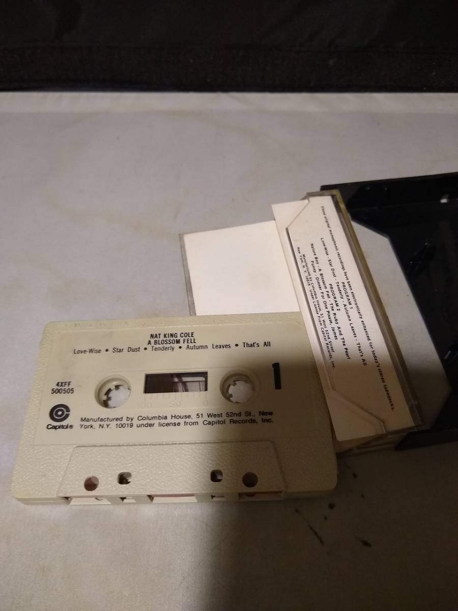 C8373 cassette tape Nat King Cole/A Blossom Fell